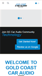 Mobile Screenshot of gccaraudio.com